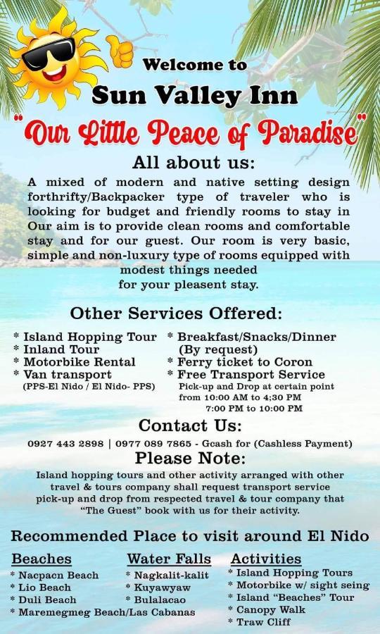 Backpackers Inn Gardenview Inn El Nido Kültér fotó